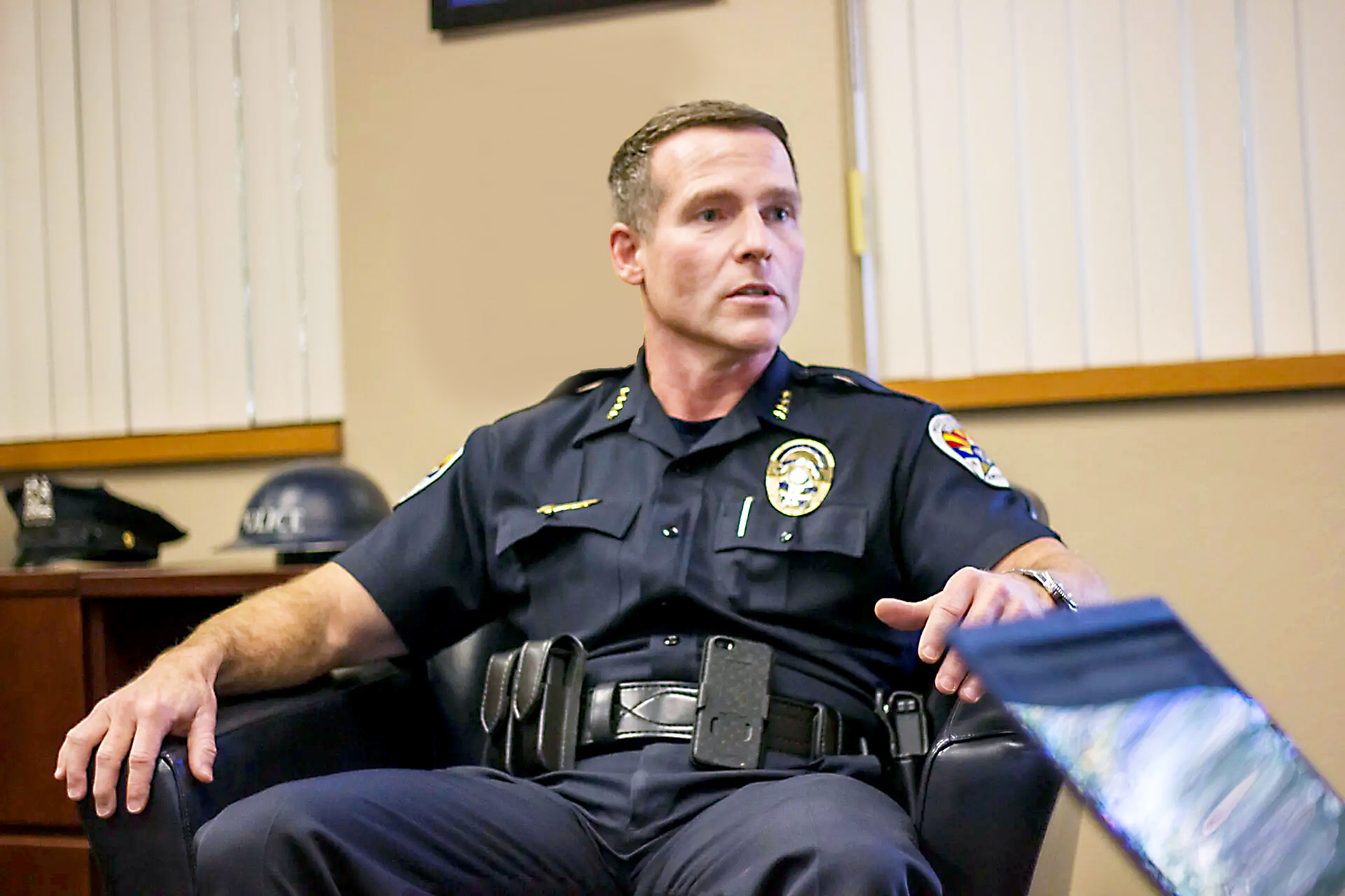 Chandler’s Sean Duggan voices thanks for 37 years in law enforcement, 10 years as chief